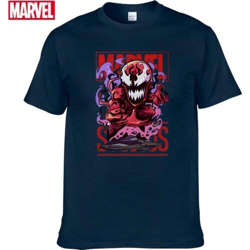 Marvel Venom T-shirt Comfortable Breathable 100% cotton Fashion clothes for teens Anime Summer Tops Mens cotton t-shirt #128