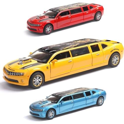 Hot sale 1:32 Chevrolet extended version alloy model,simulation classic sound and light pull back souvenir model,free shipping