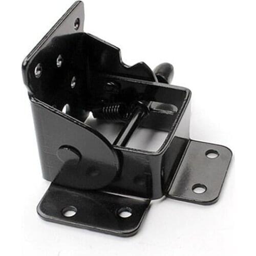 Hardware chair Corner Brackets black Folding hinge of table leg 4pcs