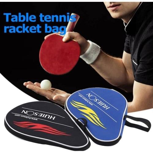 Table Tennis Racket Set Training Professional Ping Pong Case With Balls Bag Convenient Ball Bag Design Black Blue
