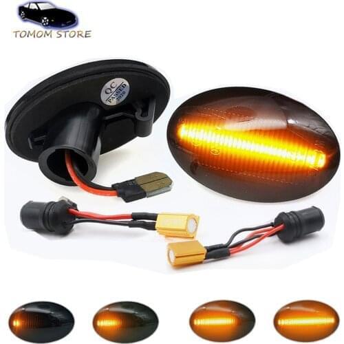 Sequential Flashing LED Turn Signal Indicator Lights For Opel Sintra Tirgra A Meriva A Combo C Corsa B Astra F Dynamic Lamp