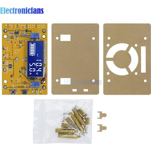 DC-DC Boost Converter 10A Adjustable LCD Dual Display CC CV Step-Down Power Supply Converter Module With Case 7-40V