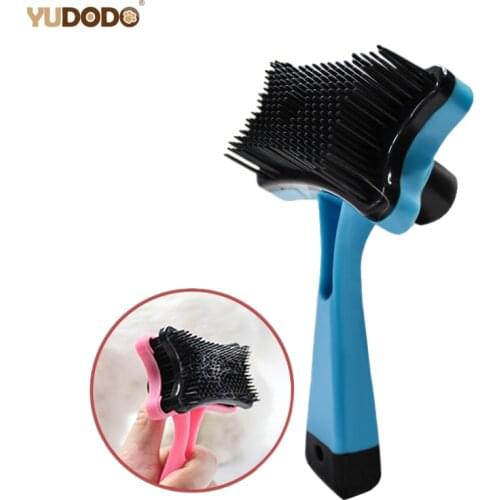 Pet Dog Cat Brush Hair Fur Shedding Trimmer Grooming Rake Professional Hair Removal Comb Massage Tool