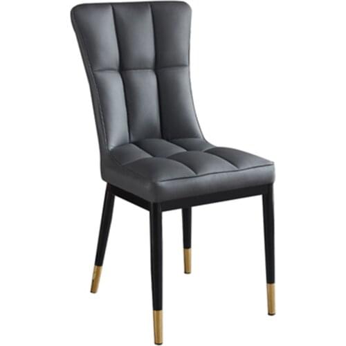 Dining chair light luxury modern simple family dining chair Nordic restaurant stool back chair leisure book chair dining table c