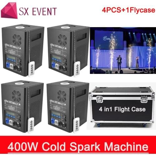 Cold fireworks 400W fireworks machine cold flame DMX wedding flame fountain and bright Remote Control machine