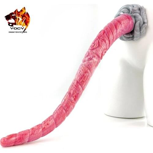 YOCY 45*5 CM Long Anal Plug Unicorn Fantasy Dildo Silicone Soft Butt Plug With Suction Cup Sex Toy For Couples Anus SM Game