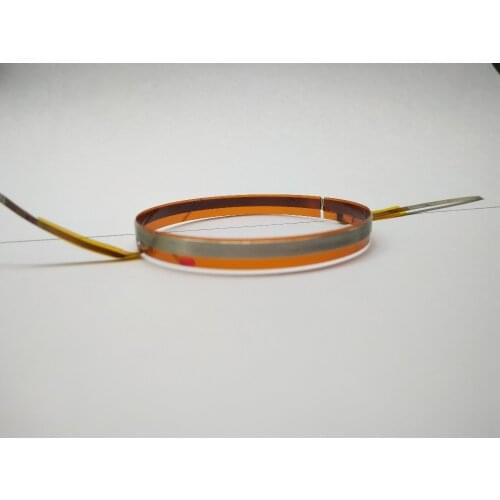 1pcs ID: 1 3/4" 44.4mm Flat aluminium wire speaker horn only 8 ohm Tweeters speaker voice coil Without diaphragm: 44.4mm*5mm*3mm