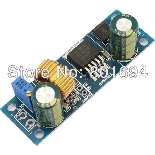 10 Pcs/Lot DC-DC 4.5-30V to 0.8-30V 5A Buck Converters DIY Regulator Adjustable Voltage Power Supply Module