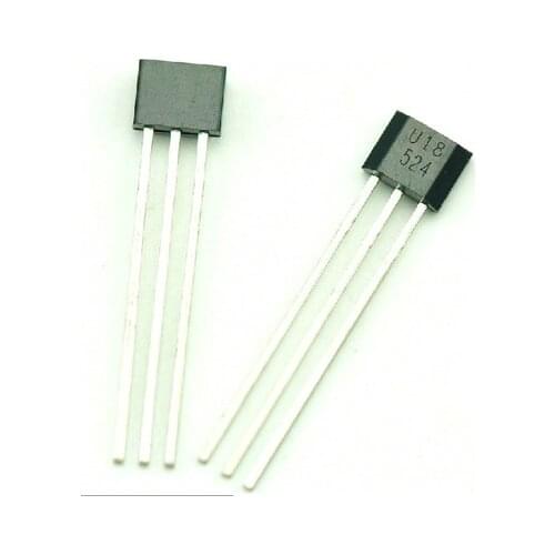 10pcs U18 US1881 TO-92 OH188 1881 U18 TO92 Hall Effect Sensor Magnetic Detector Hall Sensor Motor