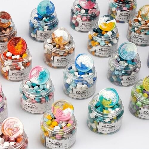 170pcs/box Colorful Octagon Sealing Wax Beads for Wedding Invitation Cards Envelopes Sealing Stamp Wax DIY Gifts Art Craft