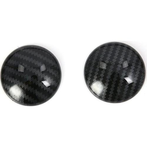 2Pcs Carbon Fiber MT Gear Shift Knob Cover Trim Housing Sticker for Mini Cooper F54 F55 F56 F60 Car Accessories