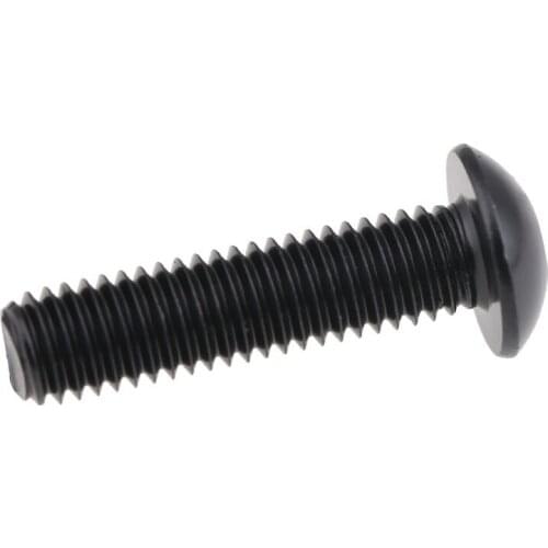 304 Black Stainless Steel Round Head Hexagon Screw Pan Head Hexagon Screw/Bolt M3 M4 M5 50PCS