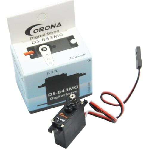 Corona DS843MG Digital High Torque Mini Servo 4.8kg / 0.10sec / 8.5g For RC Airplane Boat