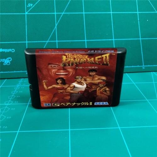 Bare Knuckle II 2 - 16 bit MD Games Cartridge For MegaDrive Genesis console
