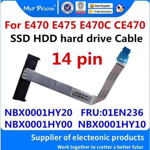 NEW original SATA SSD HDD hard drive cable For lenovo ThinkPad E470 E475 E470C CE470 NBX0001HY00 NBX0001HY10 NBX0001HY20 01EN236