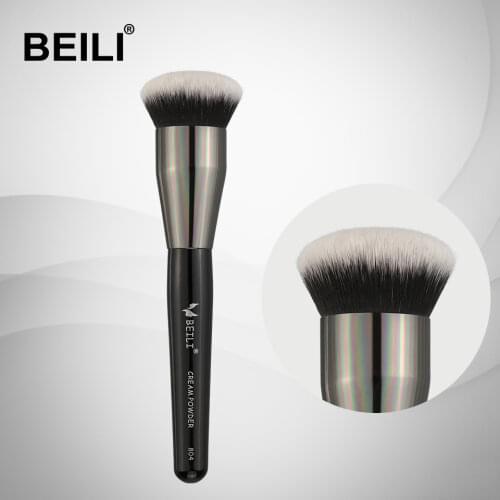 BEILI 1 piece Makeup Brushes Synthetic Hair Powder Foundation Highlighter Blush Face Professional Makeup Brush
