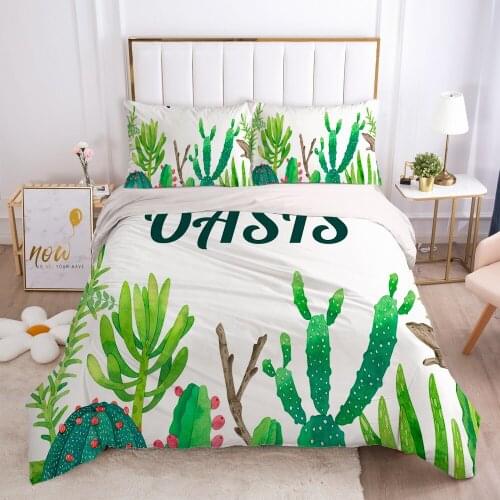 2/3pcs Duvet cover set pillow case Bedding set Queen King Euro Bed linens 220x240 140x200 240x260 Bed set nodic OASIS