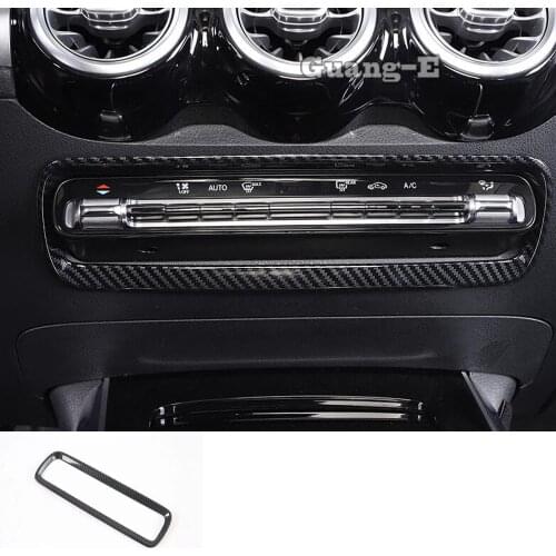 Car Body Styling Console Temperature Air-Condition Volume Switch Trim Frame Lamp Sticker Parts For Mercedes Benz GLA 2020 2021
