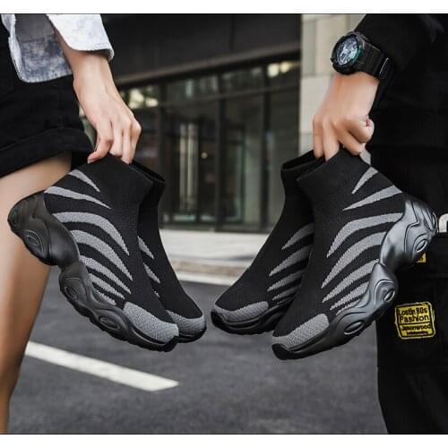 Mens shoes breathable sports casual fashion mens shoes socks shoes running shoes lovers shoes womens shoes