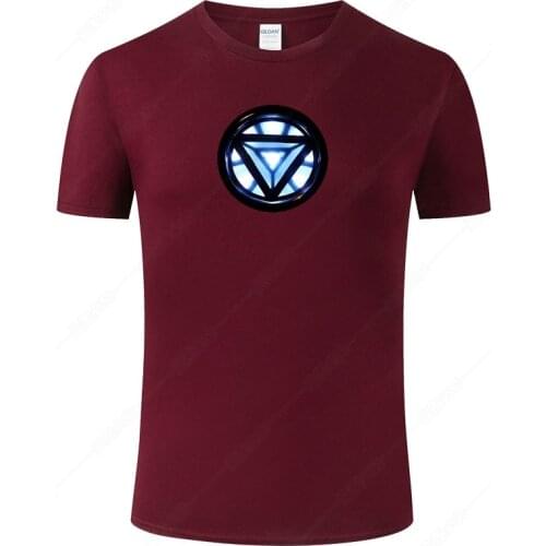 2021 New Marvel Iron Man T Shirts Men Women Summer Short Sleeve T-shirt Cool Superhero TShirt Cotton Tee Streetwear Clothing J36