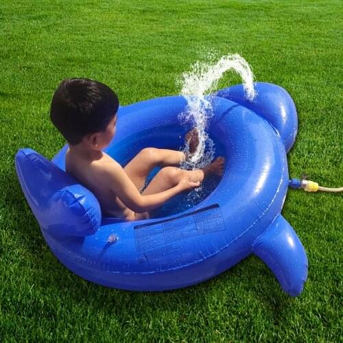 NEW Kids Spray Water Mat Inflatable Children Water Jet Cushion Summer Spouting Whale Water Toy Outdoor Lawn Tub Swiming Pool Toy