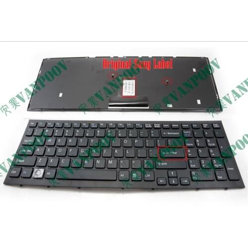 New Laptop keyboard for Sony Vaio VPC-EB VPC EB EB11 EB12 EB15 Black with Frame Black US Version - 148792821 148793141 V111678A