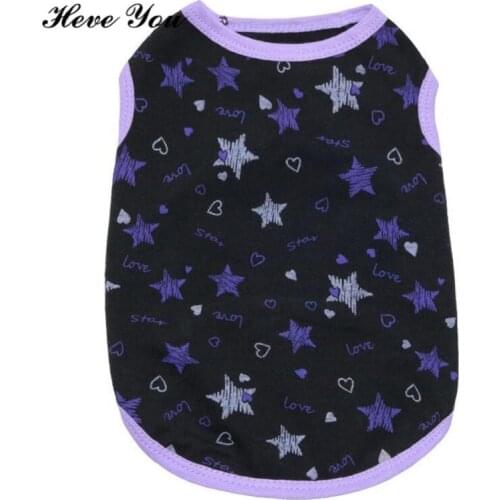 Heve You Dog Clothes for Small Dogs Vest Dropshipping Pet Cats Summer T-Skirts Teddy Chihuahua Dog Clothing XS~L 8 Colors