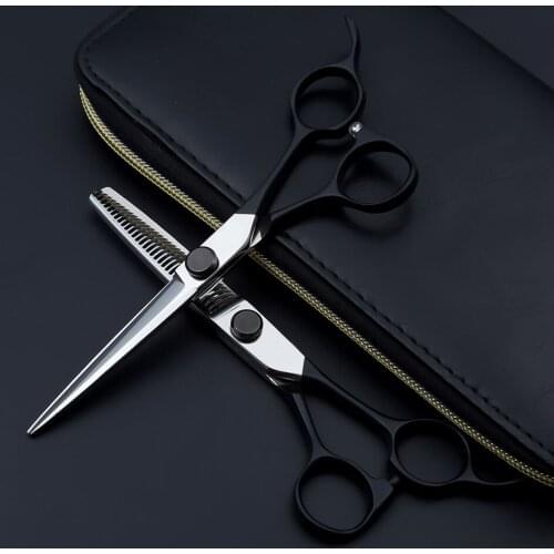 6" Deer tooth hairdressing scissors styling hair scissors for salon barber cutting thinning shears haircut scissors