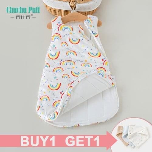 Autumn Winter Infant Zipper Sleepsack Newborn Wearable Blanket Boys Girls Toddler Sleeveless Cotton Baby Sleeping Bag