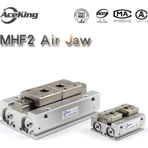 Thin air claw AceKing mhf2-8d 12D 16D 20D D1 D2 DR slide table parallel finger cylinder guide rail slide claw cylinder