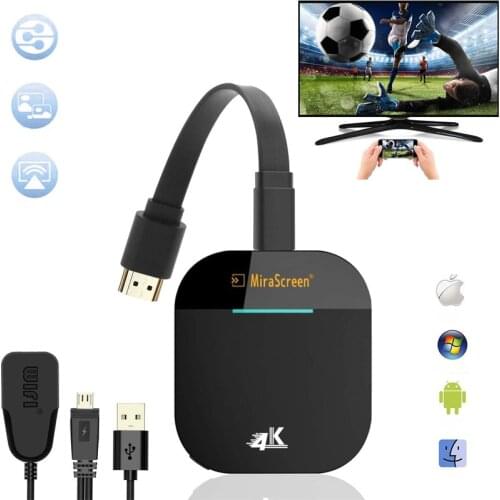 Mirascreen G5 2.4G 5G 1080P 4K Wireless HDMI-compatible Dongle TV Stick Miracast Airplay Receiver Wifi Dongle Mirror Screen Cast