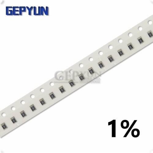 100Pcs 0805 SMD 1% resistor 0R ~ 10M 0 1 10 100 150 220 330 ohm 1K 2.2K 10K 100K 0R 1R 10R 100R 150R 220R 330R Gepyun resistance