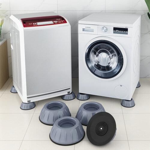 4Pcs Washing Machine Anti Vibration Feet Pads Fixed Non-Slip Pad Floor Protector For Refrigerator Kitchen Bathroom Accessories