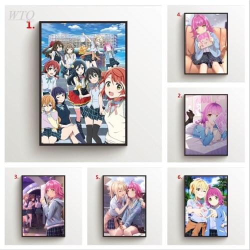 Anime Posters Love Live! Nijigasaki High School Idol Club Canvas Painting Photos for Childrens Room Wall Art Picture Home Decor