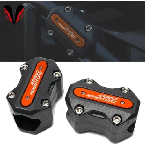 Free shipping For KTM 890 Adventure R 890 ADV 2020 2021 Motorcycle Engine Guard Bumper Protection Decorative Block High Quality