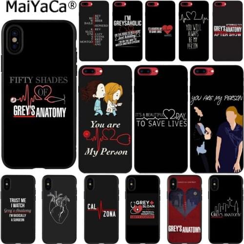 Greys Anatomy You're My Person Phone Case For iphone 12 11 pro MAX 6S 6plus 7 7plus 8 8Plus X Xs MAX 5 5S XR 10