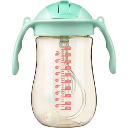 Hotmom Childrens Water Cup Ppsu Gravity Ball Suction Cup Baby Learn To Drink Cup Leak-proof And Choke-proof Babys Water Cup