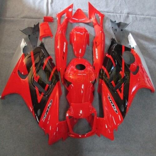 Custom motorcycle Fairing for CBR600F3 1997-1998 F3 97 98 body kit ABS Plastic motor panels+Screws+red