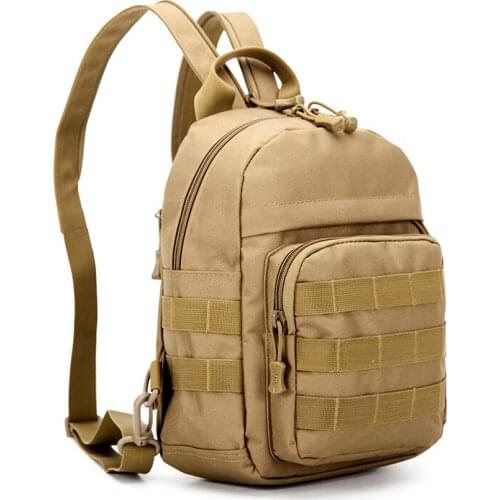 Camouflage Canvas Small Backpack Handbag Outdoor Camping Travel Waterproof Multifunction Zipper Tactical Shoulder Bags Schoolbag