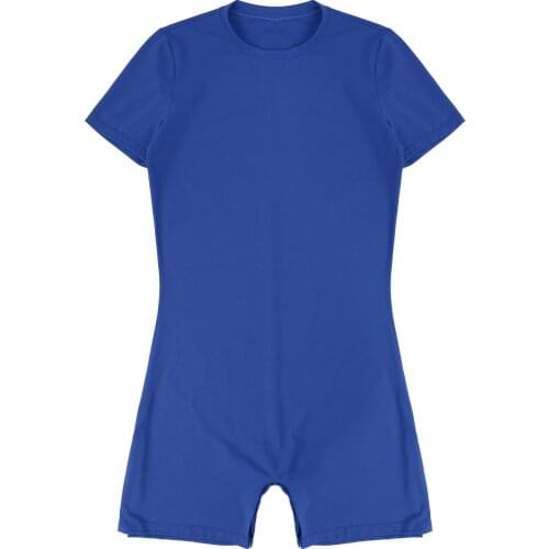 Summer Exercise Running Sports Jumpsuit Men Casual Solid Short Sleeve One-piece Rompers Bodysuit Sexy Lingerie Teddies Nightwear