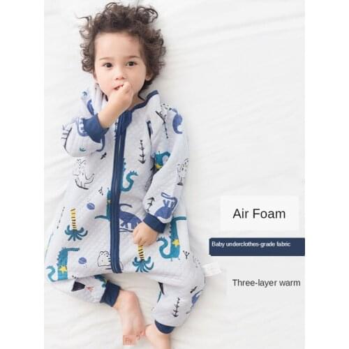 2020 New Winter Spring Baby Sleeping Bag Newborn Long Sleeves and Vest Sleeping Bag Pure Cotton Baby Tulle Home Sleeping Bag