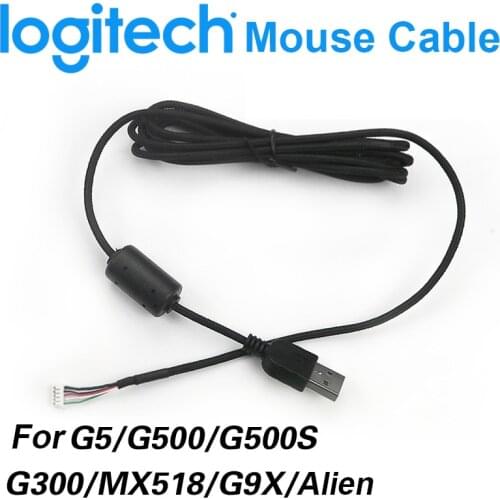 Original Logitech New USB Mouse Cables For G9X Alien/G5/MX518/G500/G502/G300S/G402/G102/G400S