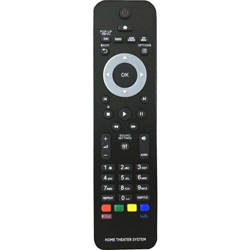 New Replacement Remote Control For PHILIPS Home Theater System NETFLIX Vudu HTS3276 HTS3371 HTS3378 HTS3371D