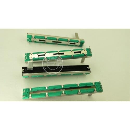 Original New 100% MG166CX mixer fader double potentiometer D503 D50K total length 75MM (SWITCH)