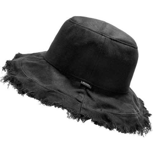 Fringed Fisherman Bucket Hat For Women Men Fishing Flat Cap Bob Panama Summer Fashion Designer Korean Sun Hats Berets Hip Hop