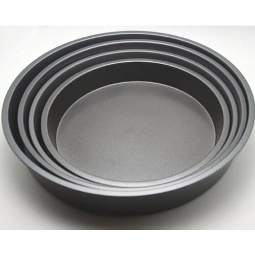 8/9/10/11" Pizza Tray Non Stick Hard Coating Microwave Crispers Kitchen Baking Tray black Round Cake Baking Pans bakeware tools