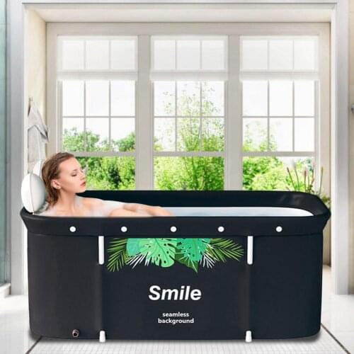 Folding Bathtub Bucket Set Portable Soaking Bathin Large Thicken Adult Tub Baby Swimming Pool Insulation Family Bathroom SPA Tub