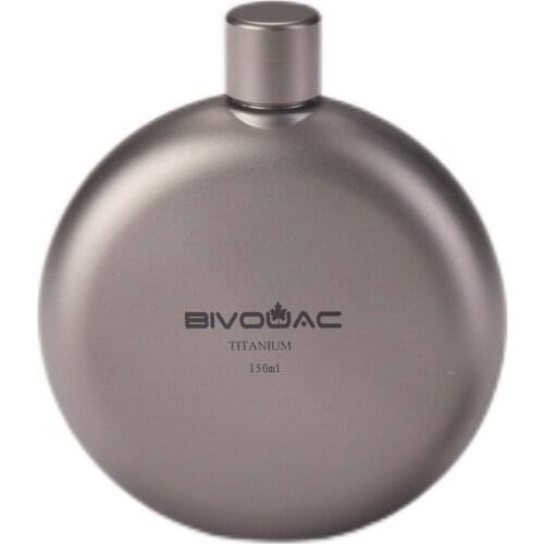 Titanium Wine Pot Outdoor Flagon Camping Equipment Round Applicable Bottle/can Drinkware Alcohol Flask