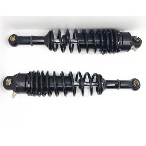 Universal 380mm 7mm spring Motorcycle nitrogen Shock Absorber Suspension for honda yamaha suzuki all Black