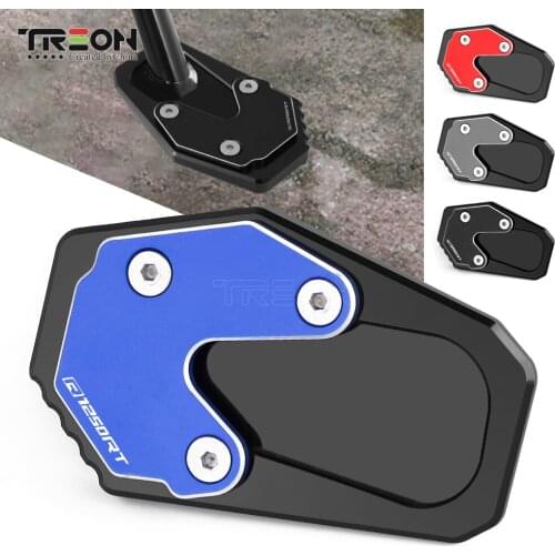 CNC Foot Enlarger Fits For BMW R1250RT R 1250 RT 1250RT 2018 2019 2020 2021 Motorcycle Side Stand Extension Pad Plate